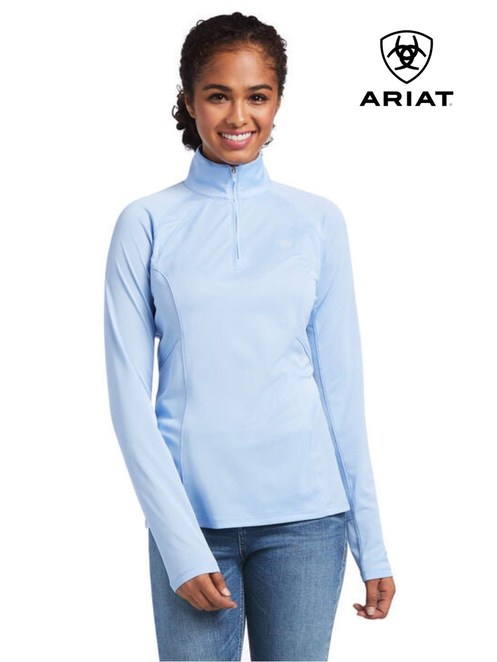 Ariat Sunstopper 2.0 1/4 Zip Baselayer Top